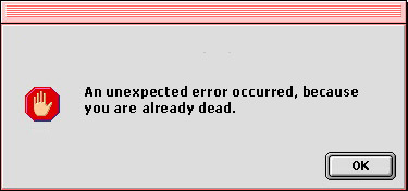 an error was encountered while